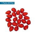 thumbnail image 3 of Uxcell 20PCS Flat Back Acrylic Teardrop Gems 18x25mm Artificial Rhinestones for DIY Crafts Bead Deep Red, 3 of 6