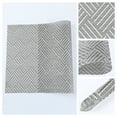 thumbnail image 2 of REGALWOVEN 6 Pack Place Mats, Placemats for Kitchen Dining Table Decor Heat Resistant Table Placemats Wipeable Table Mat Silver Black 18*12in, 2 of 7