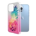 thumbnail image 2 of WIRESTER Pink Gradient Glitter Case, Sparkle Bling TPU Cover for Apple iPhone 13 Pro 6.1" 2021, Colorful Pineapple, 2 of 3