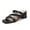 Black, variant on Pennysue Women Square Toe Sandals Strappy Slip On Chunky Heels with Cushioned Insole for Summer Party Office Daily Wear