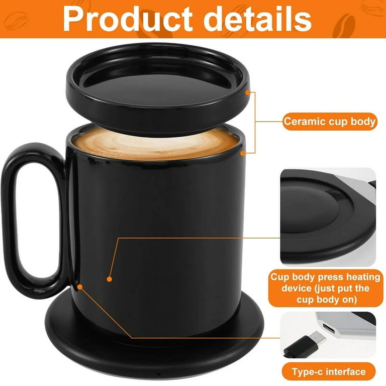 auto travel coffee cup warmer 12V Heated Travel Mug main image 1