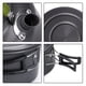 thumbnail image 4 of Sonducket Juego de utensilios de cocina para exteriores de 3 piezas, para acampar, olla para 2-3 personas, utensilios de cocina, sartén plegable Kits de desorden para acampar No.01, 4 of 6