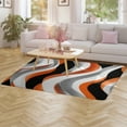 thumbnail image 3 of Stereo Abstract Line Gradient Soft Comfy Area Rugs Carpet Suitable Flannel for Living Room Kitchen Bedroom Laundry Room Home Decorations, 3 of 6