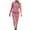 Pink, variant on Chbgutlmr Fall Outfits for Women Cable Knit V Neck Cardigan Midi Sweater Dress Matching 2 Piece Sets