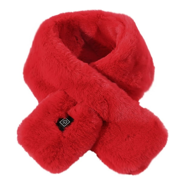Bufanda de Calefacción para el Cuello Usb Enchufe en Invierno Cálido, 3 Velocidades de Calefacción Bufanda de Navidad Protección Del Cuello Unisex, Enchufe Usb En
