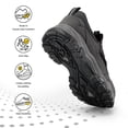 thumbnail image 6 of Fittington Slip on Shoes for Men Hiking Walking Shoes Trekking Loafer with Arch Support, Dark Gray-Size 13, 6 of 11