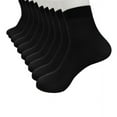 thumbnail image 6 of Aoochasliy Christmas Socks Ankle Socks Bamboo Fiber Ultra-thin Elastic Silky Short Silk Stockings Men Socks 10 Pairs for Home Party Outdoor, 6 of 6