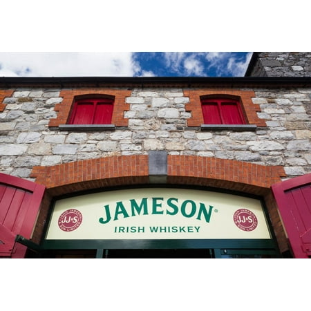 Close-up of the entrance sign, of Jameson Irish Whiskey Distillery, Midleton, County Cork, Munst... Print Wall (Best Way To Drink Jameson Irish Whiskey)