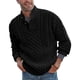 thumbnail image 3 of Suéter de otoño e invierno para hombre, de color liso, cuello semialto, ajustado, de manga larga, de punto, para hombre, 3 of 6