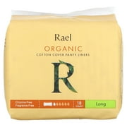 Rael Organic Long Panty Liners - 18 Liners Pack of 3