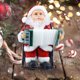 thumbnail image 1 of Juguetes eléctricos de Papá Noel novedad muñecos de Navidad de peluche suministros para fiestas navideñas Hugtrwg Para estrenar, 1 of 9