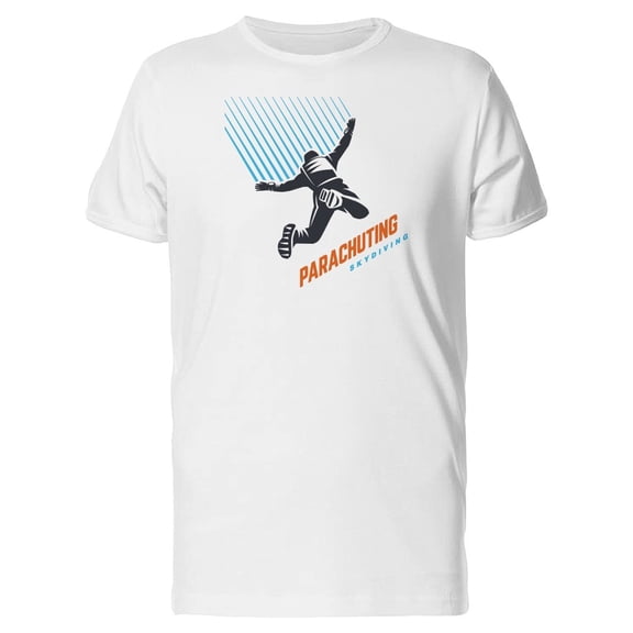 Parachuting Skydiving Man Tee Men's -Image by Shutterstock