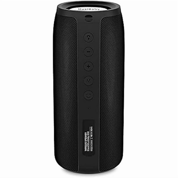 wonima11 Bluetooth Speaker,MusiBaby M88 Speakers,Dual Pairing, Bluetooth 5.3,Loud Stereo Sound,Booming Bass,30H Playtime for Home& Outdoor Party,Beach,Portable Speaker,Gifts(Black)