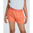 thumbnail image 3 of Real Essentials 4 Pack: Girls Athletic Performance Running Shorts with Drawstring & Pockets, 3 of 6