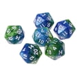 thumbnail image 4 of 10pcs / Set Dados De 20 Caras D20 Para TRPG Game Blue Green Sunnimix Dados poliédricos, 4 of 7