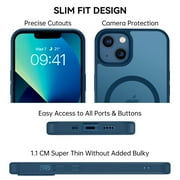 GAOBAO for iPhone 12 Mini/13 Mini Case, Magnetic Phone Case Compatible with MagSafe Shockproof Translucent Slim Protective Cover 5.4