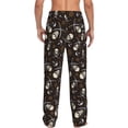 thumbnail image 3 of Xecao Pirate Skulls Men's Straight Lounge Pajama Pants: The Ultimate in Comfortable Sleepwear, 3 of 9