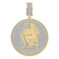 thumbnail image 5 of Real 2.50 Ct. VVS1 Natural MOISSANITE Diamond Zodiac Sign Aquarius Charm Pendant, 5 of 5
