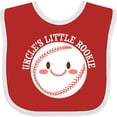 thumbnail image 3 of Inktastic Uncle's Little Rookie Baseball Boys or Girls Baby Bib, 3 of 4