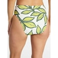thumbnail image 4 of Time and Tru Women's Side Shirred Bikini Bottoms, Sizes XS-XL, 4 of 6
