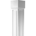 thumbnail image 3 of Ekena Millwork 08"W x 06'H Craftsman Classic Square Non-Tapered, Double Raised Panel Column, Standard Capital & Standard Base, 3 of 6