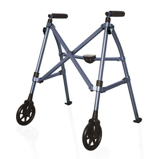 Able Life Marchette Gain de Place pour Aînés, Marchette Junior Pliable à Deux Roues, Courte