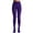 Purple, variant on Women's Soft Semi Opaque Solid Color Footed Pantyhose Tights Cloudy Tights Women