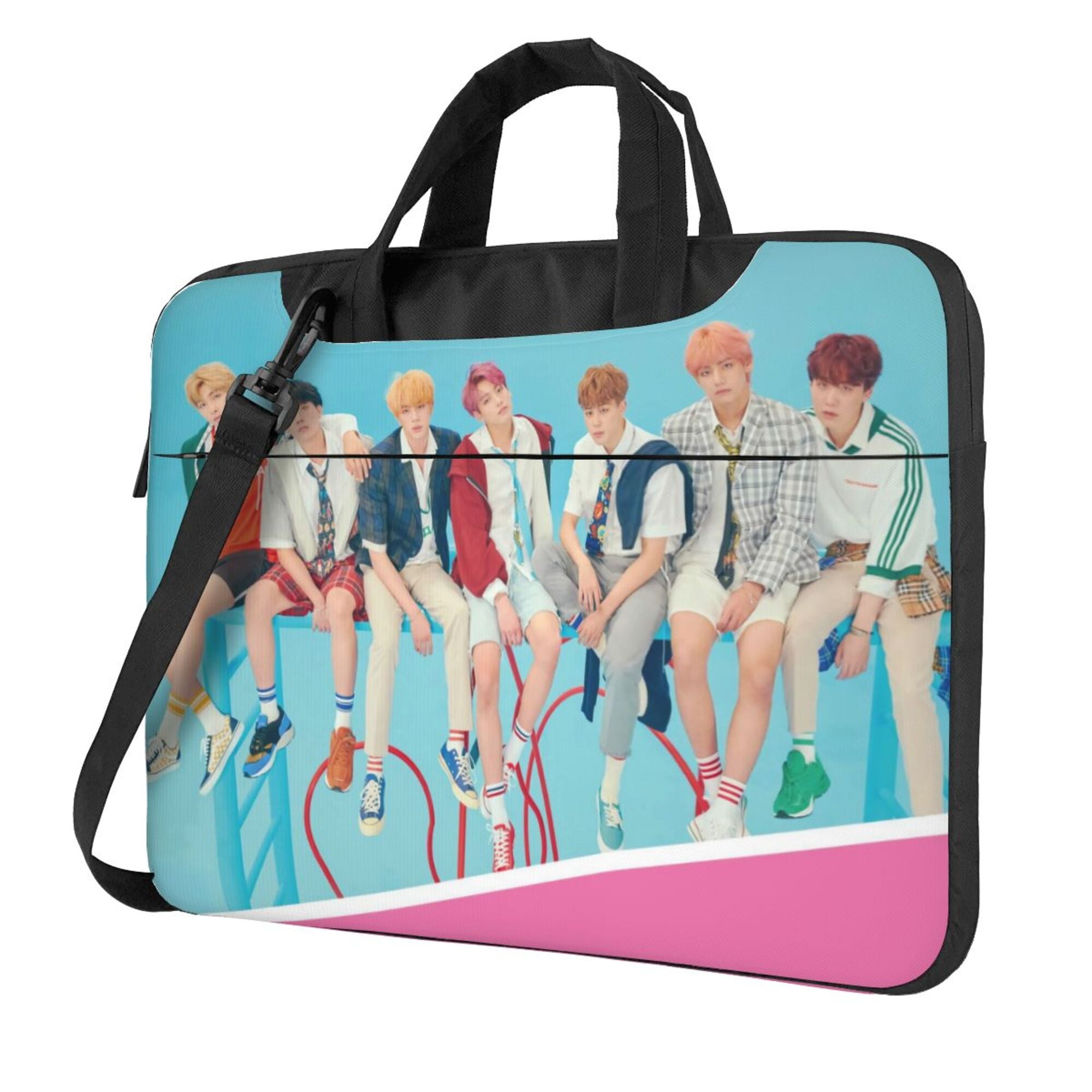 BTS K Pop Travel/Laptop Bag Kpop BTS Laptop Bag Laptop Case Computer Notebook Briefcase  main image 4