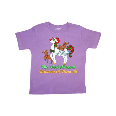 

Inktastic The Most Magical Reindeer Of Them All Gift Toddler Boy or Toddler Girl T-Shirt