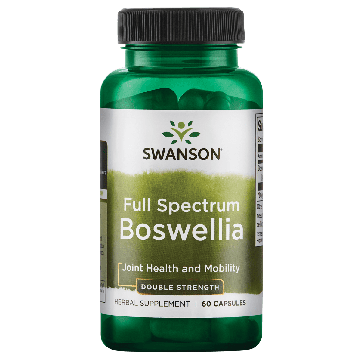 Swanson Double Strength Full Spectrum Boswellia Capsules, 800 mg, 60 Count