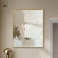 thumbnail image 3 of Pale Textured Silence I Canvas Neutral Boho by Art Remedy, Gold Frame, 36 x 45, 3 of 7