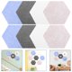 thumbnail image 4 of WORGEOUS 8pcs tablas de boletín de fieltro hexágono sintió pegatinas de pared hexágono nota adhesiva para fantos baldosas de pared, 4 of 8