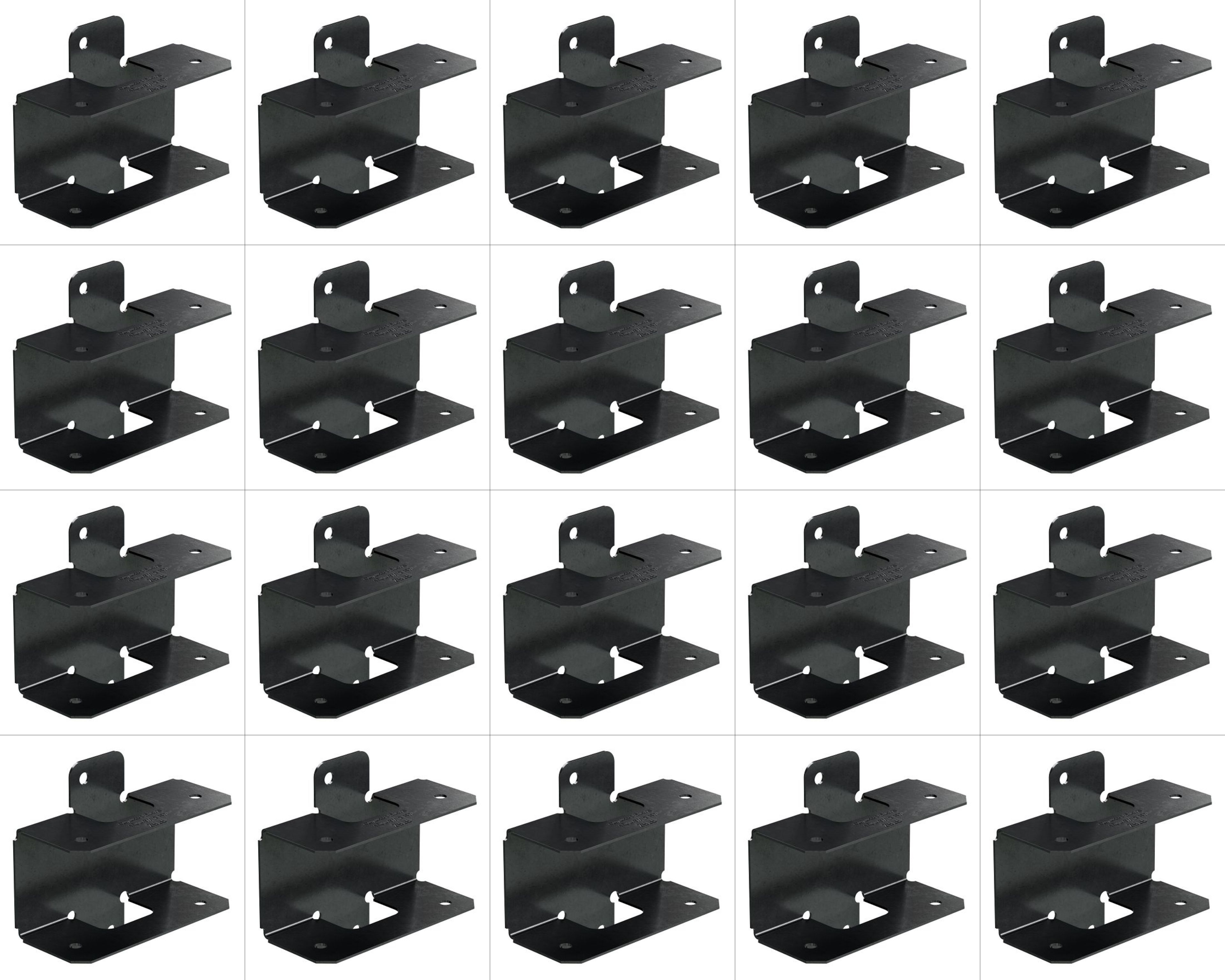 Simpson Strong Tie APRTR Outdoor Accents® ZMAX®, Black PowderCoated