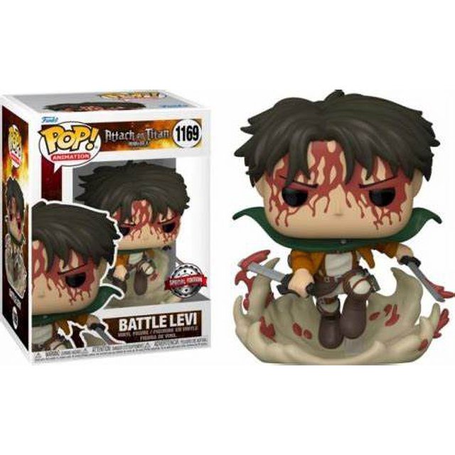 Funko Pop-figuras de acción de ataque a los Titanes para niños, colección de vinilo, adornos, muñecos, regalos de vacaciones, 1169