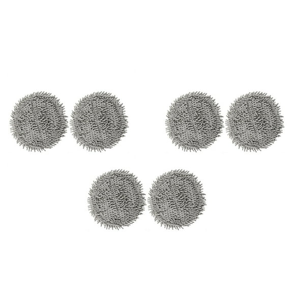 6Pcs for Bot W10/W10 Pro Mop Pad Spare Parts Robot Vacuum Cleaner Mop Cloths Replacement Accessories