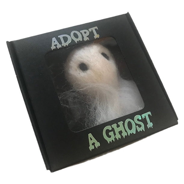 Likrtyny Lindo Juguete Fantasma Halloween Con Un Pequeño Pergamino Muñeca Creativa Regalo para Historias Fantasmas