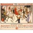 thumbnail image 3 of Frederick Charles Herrick 18x15 Black Modern Framed Museum Art Print Titled - Underground to Wood Lane International Advertising Exhibition at the White City, Nov. 29 to Dec. 4 1920 (1920), 3 of 5