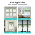 thumbnail image 6 of Window Privacy Film Botanical Vines Stained Glass Window Film Decorative Sun Block Window Cover Green Botanical Eucalyptus Leaves Window Clings Static Adhesive Sticker for Bathroom 35.4"x78.7", 6 of 7