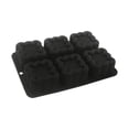 thumbnail image 2 of HEWANG 6 Cavity DIY Silicone Mousse Mold Round Chocolate Cake Molds Square Scented Candle Mould for Cake Cupcake Dessert Decorations, 2 of 6