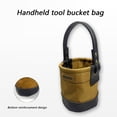 thumbnail image 2 of Miiottaa Waterproof Cloth Tool Bag With Leather Reinforced Bottom For Outdoor Working, 2 of 10