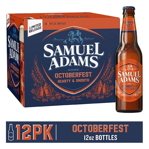 Samuel Adams Octoberfest Seasonal Beer, 12 pack, 12 fl. oz. Bottles
