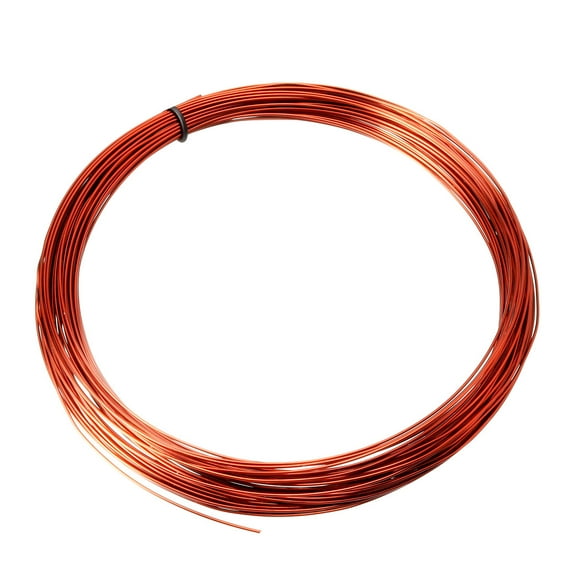 Unique Bargains 0.64mm Dia Magnet Wire Enameled Copper Wire Winding Coil 66' Length