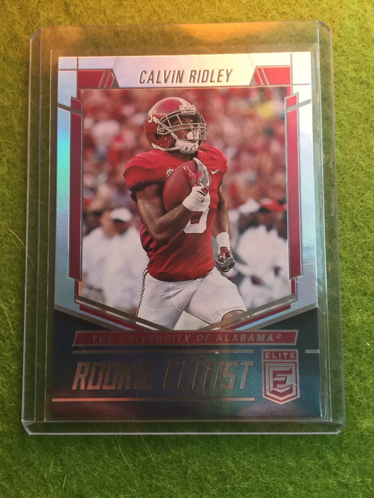 CALVIN RIDLEY ROOKIE CARD RC PRIZM REFRACTOR SP 2018 Elite Football ELITIST #RE8