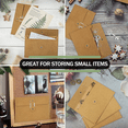 thumbnail image 4 of 40 Pcs Kraft Paper Envelopes with String Tie Closure Project Pockets Document Organizer, 4.53 x 6.7 Inches (Brown), 4 of 7
