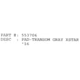 thumbnail image 5 of MasterCraft Boat Non-Skid Mat 553706 | XStar 2016 Transom Storm Gray, 5 of 5
