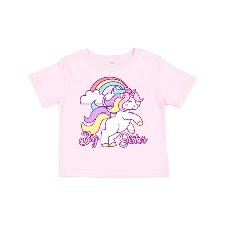 

Inktastic Big Sister Unicorn Girls Toddler T-Shirt