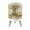 Color 4, variant on Small Trash Can with Lid Jungle Wild Animals Giraffe Zebra Elephant Greenery Nursery 1.8 Gallon Dog Proof Trash Can Round Garbage Can Waste Bin Wastebasket for Bathroom Bedroom Living Room