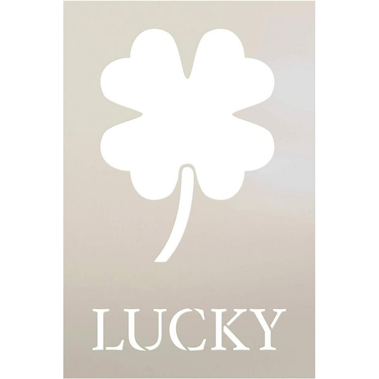 Lucky Day! DIY Four Leaf Clover Stamps from Toilet Paper Rolls
