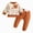 R222-Brown, variant on NOLDARES Toddler Infant Baby Boy Outfits Long Sleeve Crewneck Tee Casual Joggers Pants 2pcs Fall Winter Clothes Clothing Set(Brown,2-3 Y)