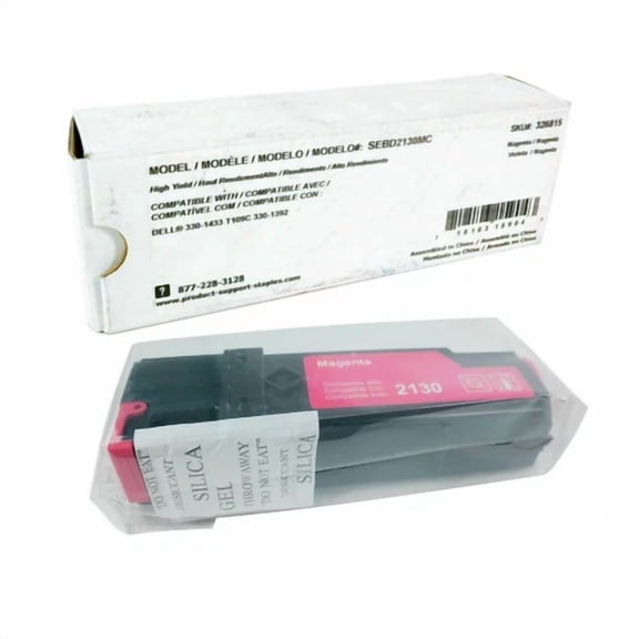 YANI- New Dell Sebd2130Mc Magenta High Yield Toner Cartridge 330-1433 T109C 330-1392
